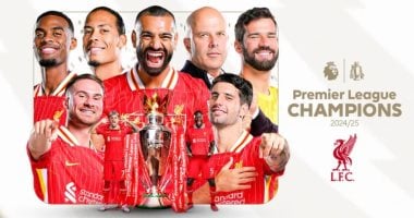 محمد صلاح يحقق 11 بطولة فى مسيرته بعد تتويج ليفربول بلقب الدورى الإنجليزى 2025 – سبق 24