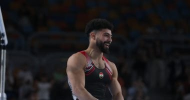 عمر العربي يتوج بذهبية كأس العالم للجمباز الفني على جهاز المتوازي – سبق 24