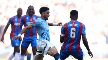 ملخص وأهداف مباراة كريستال بالاس ضد مان سيتي في نهائي كأس الاتحاد الإنجليزي –  سبق 24