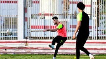الونش يشارك فى التدريبات الجماعية للزمالك استعدادا لمباراة البنك الأهلى –  سبق 24