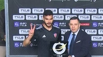 حامد حمدان رجل مباراة الأهلي وبتروجت فى الدوري –  سبق 24