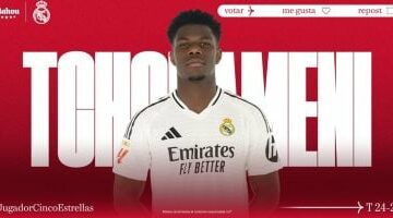 تشواميني يحصد جائزة الأفضل فى ريال مدريد لشهر أبريل للمرة الثانية تواليا –  سبق 24
