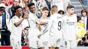 ريال مدريد يواصل مطاردة برشلونة فى الدوري الإسباني بثلاثية ضد سيلتا فيجو –  سبق 24