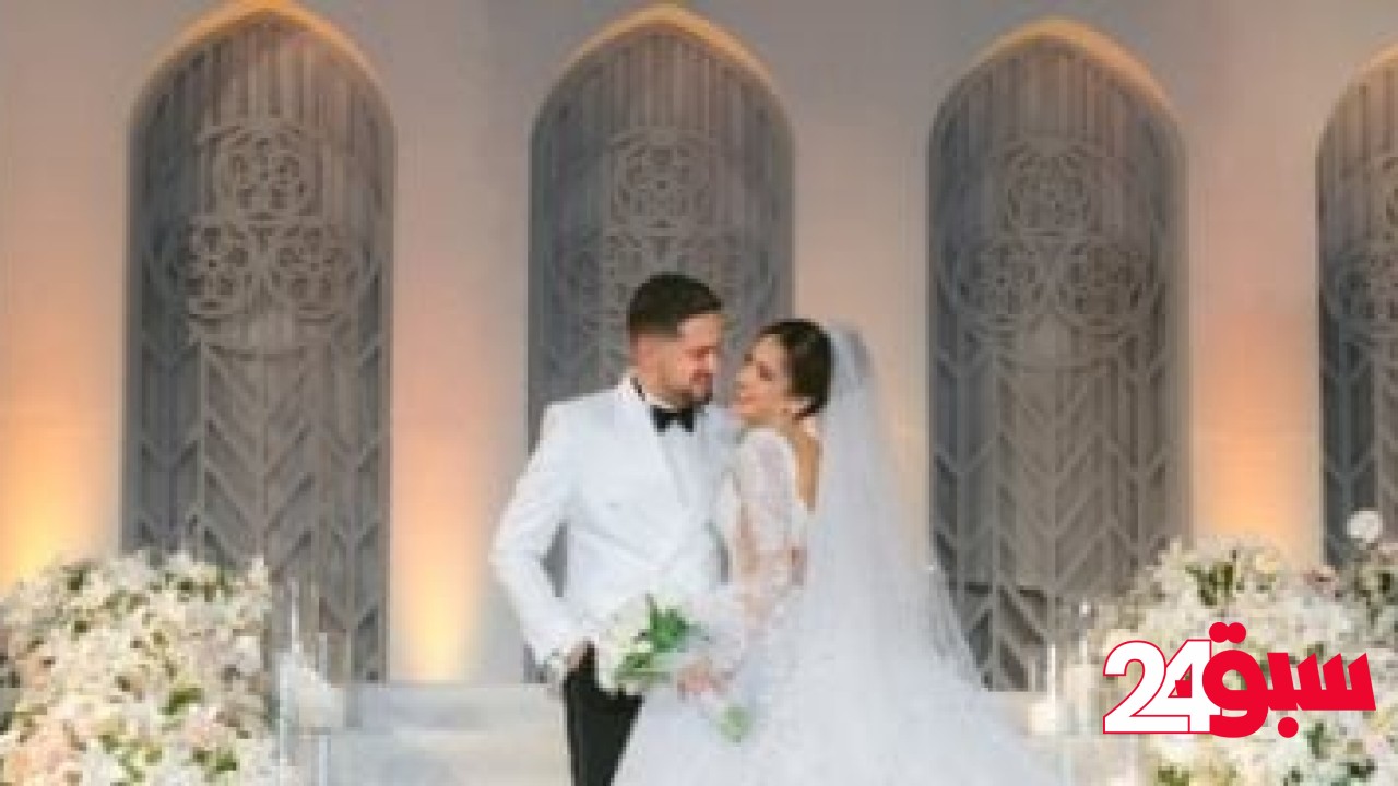 أنيقة ورقيقة.. استوحى إطلالتك فى ليلة العمر من حفل زفاف الفنانة رنا رئيس –  سبق 24