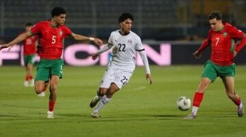 شوط أول سلبى بين مصر والمغرب فى نصف نهائى كأس أفريقيا للشباب –  سبق 24