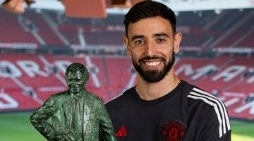 برونو فيرنانديز لاعب الموسم فى مانشستر يونايتد –  سبق 24