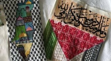 بلادها بتجرى فى دمها.. الفلسطينية سماح تبدع بتطريز رسومات مستوحاة من التراث –  سبق 24