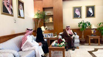 محافظ القطيف يلتقي بشرى السويكت بمناسبة تكليفها مديرًا لمكتب الضمان الاجتماعي