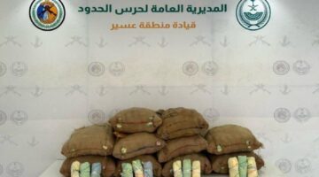 عسير.. إحباط تهريب 300 كيلوجرام من نبات القات المخدر
