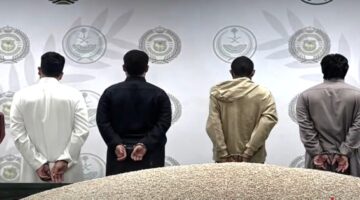 الرياض.. ضبط 1.5 مليون قرص من مادة الإمفيتامين المخدر مخبأة في شحنة طاولات