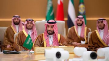 نص كلمة ولي العهد في القمة الخليجية الأمريكية بالرياض