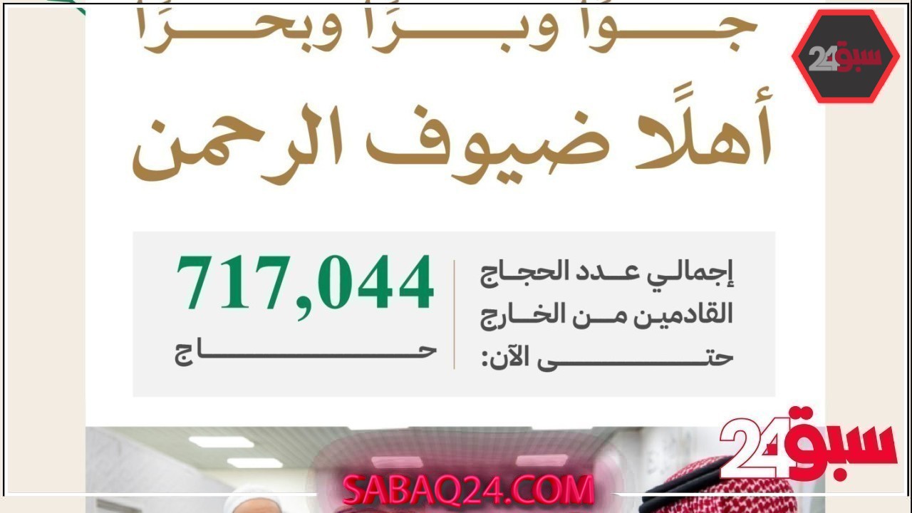 717 ألف حاج يصلون إلى السعودية عبر كافة المنافذ