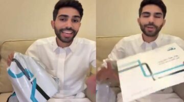 الأحوال المدنية تهدي مواطناً هدية مميزة مع شهادة ميلاد مولوده الجديد