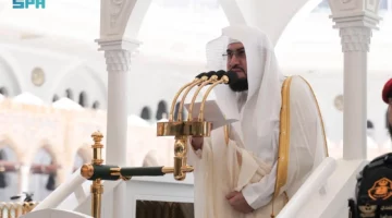 خطيب المسجد الحرام: رجال الأمن والجهات المعنية يواصلون العطاء بإخلاص لخدمة الحجاج تحت لهيب الشمس