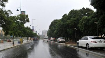 أمطار ورياح على منطقة الباحة حتى التاسعة مساء 