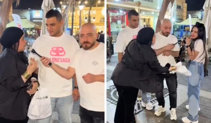 ردة فعل امرأة بعد إجابة فتاة على أسئلة عن زوجها تشعل مواقع التواصل