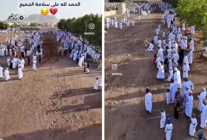 اصطدام حصان بطفل يصيب الأهالي بالذعر خلال احتفالات العيد في ولاية منح