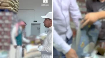 مستودع غير مرخص في الرياض يعبئ أرزًا منتهي الصلاحية بعلامات مزورة – بالفيديو