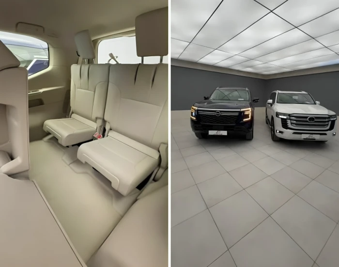 مقارنة بالفيديو: مواصفات وسعر لاندكروزر GXR4 ونيسان باترول 2025 الجديدة