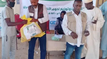 سلمان للإغاثة يوزع 315 أضحية بالخرطوم لدعم الأسر المحتاجة في العيد