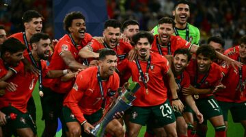 رونالدو يعود للتتويج مع البرتغال بعد غياب طويل عن الألقاب مع النصر