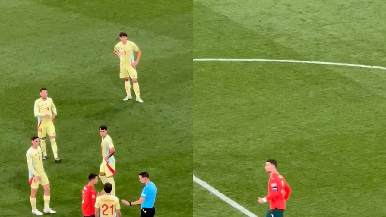 ردة فعل رونالدو بعد هدف البرتغال الأول تشعل مواقع التواصل.. شاهد الفيديو
