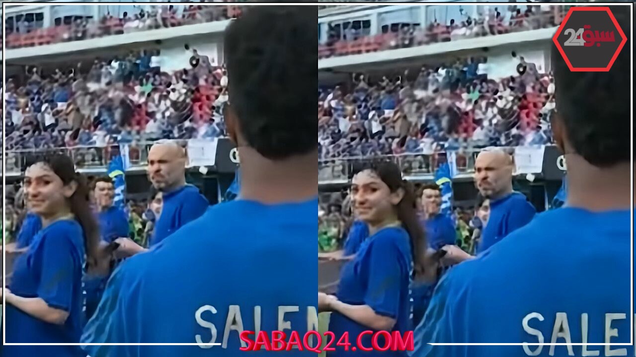 حسناء تُحدّق بسالم الدوسري برومانسية تُشعل مواقع التواصل.. شاهد الفيديو المثير
