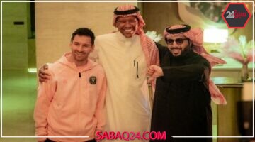 الدعيع يثير الجدل بصورته مع ميسي وتركي آل الشيخ على مواقع التواصل