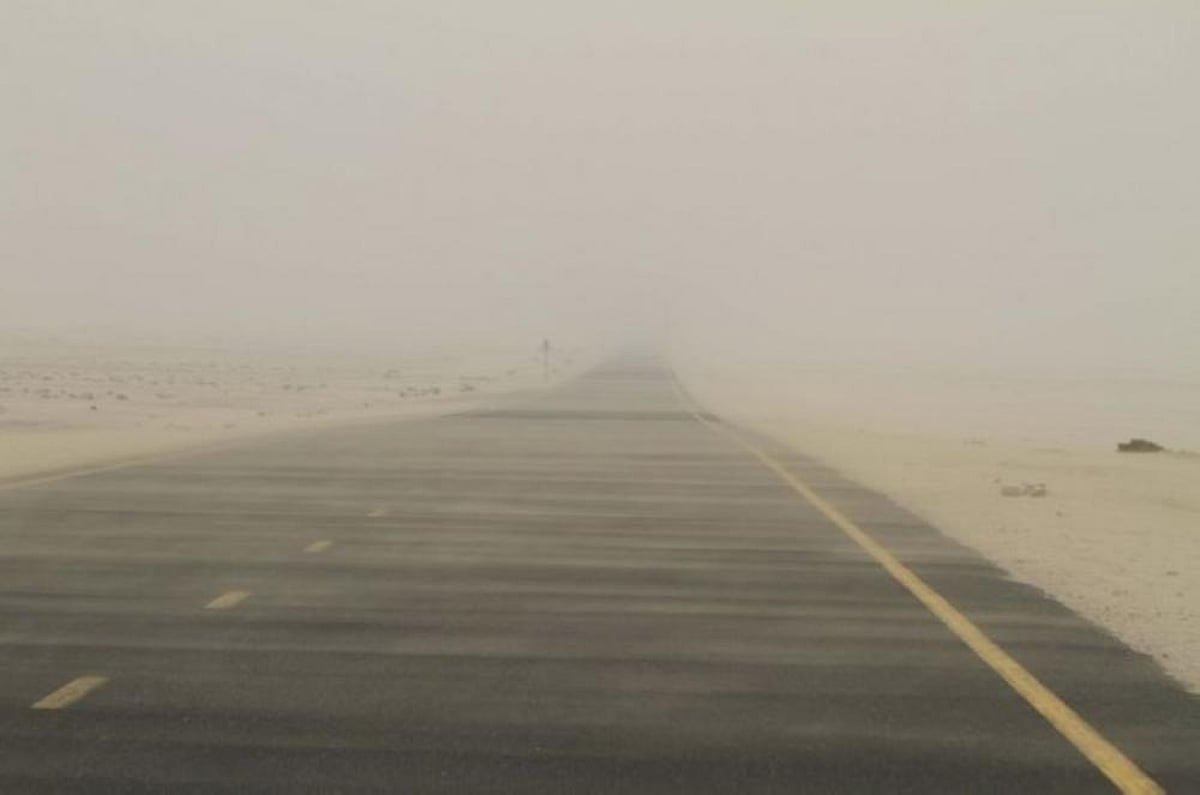 طقس اليوم: رياح نشطة وأتربة تكتسح تبوك والجوف والشرقية وتصل إلى الرياض