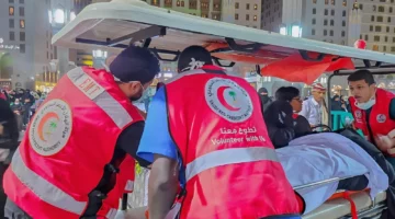 هلال المدينة المنورة يواصل جهوده الميدانية لخدمة الحجاج في موسم الحج الثاني